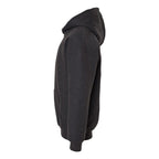 Tultex Youth Hooded Sweatshirt Full Color - Heather Graphite - Direct Side