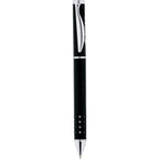 Tuscany Brass Ballpoint with Chrome Cutouts - Black - Front 2