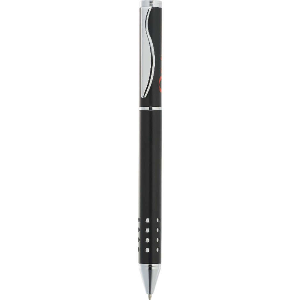 Tuscany Brass Ballpoint with Chrome Cutouts - Black - Photo