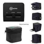 Universal Travel Adapter with Type-C, 20W