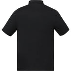 UNTUCKit Performance Knit Polo for Men Embroidery - Black - Back