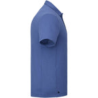 UNTUCKit Performance Knit Polo for Men Embroidery - China Blue - Right Side