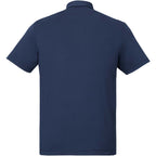 UNTUCKit Performance Knit Polo for Men Embroidery - Navy - Back