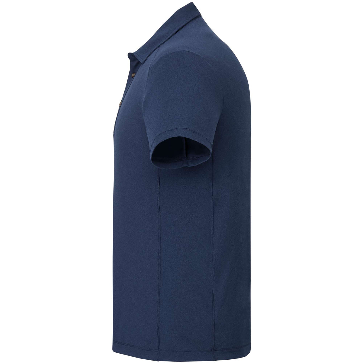 UNTUCKit Performance Knit Polo for Men Embroidery - Navy - Left Side