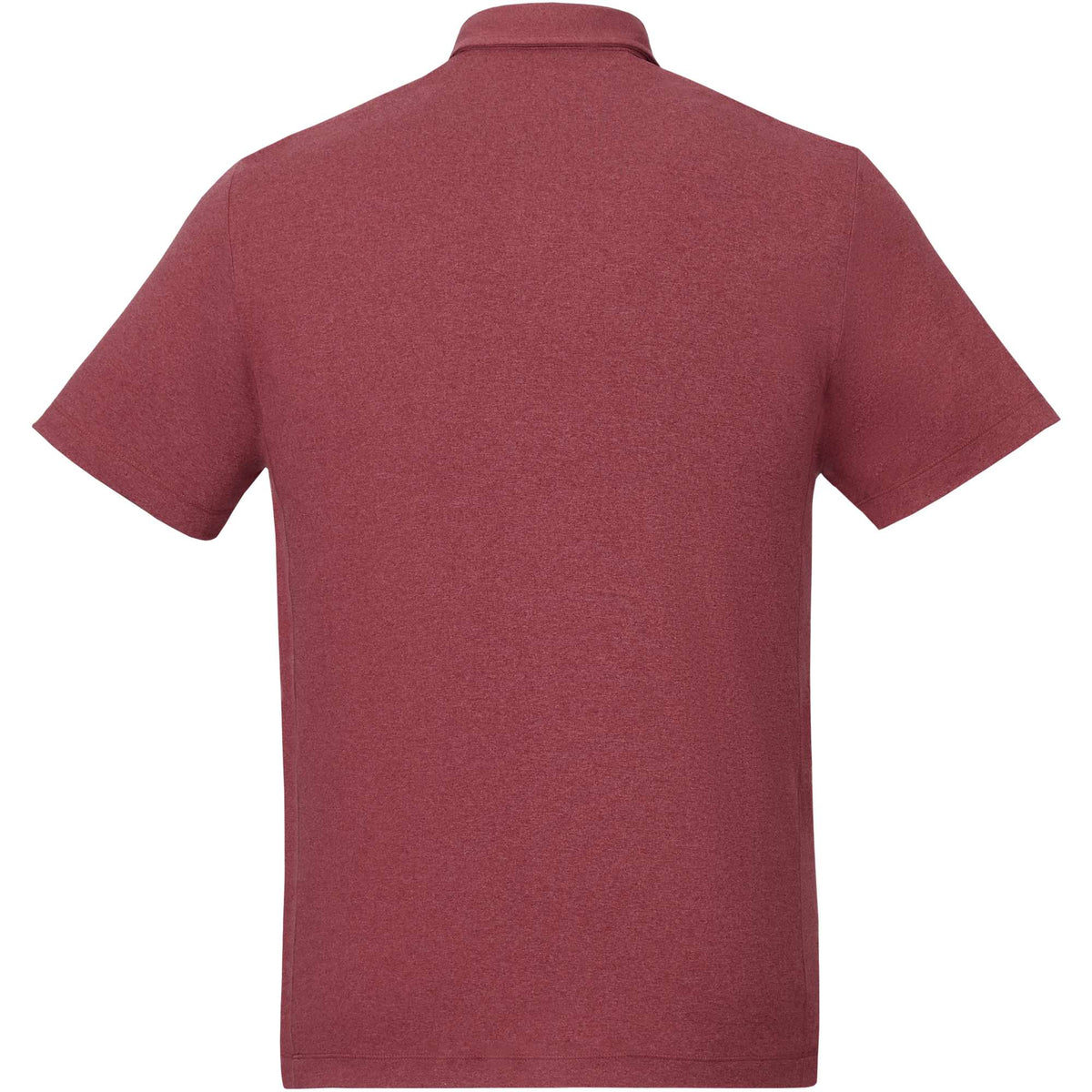 UNTUCKit Performance Knit Polo for Men Embroidery - Red - Back