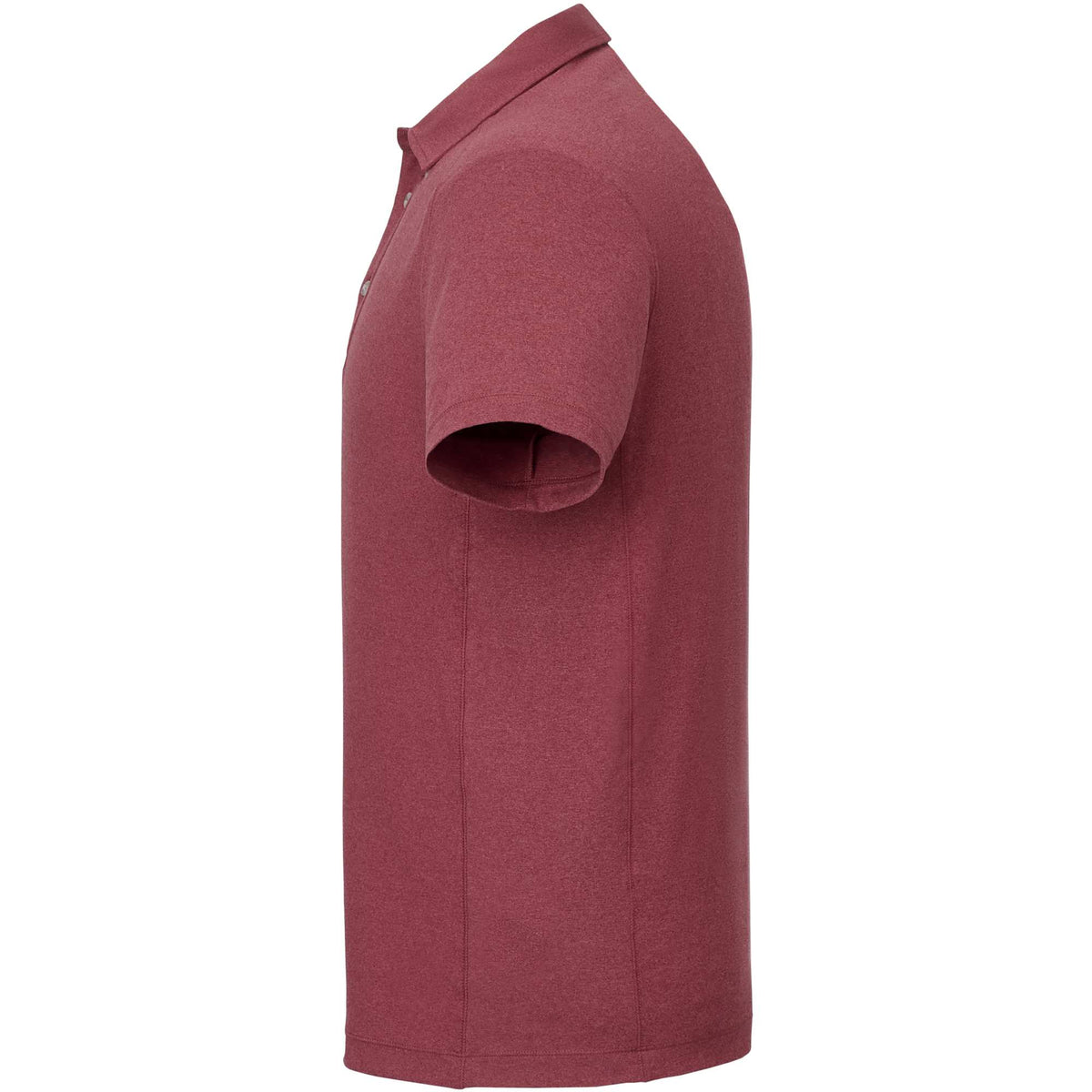 UNTUCKit Performance Knit Polo for Men Embroidery - Red - Left Side