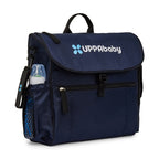 Uptown Convertible Diaper Bag with Stroller Straps Embroidery - Navy Blue - View 1
