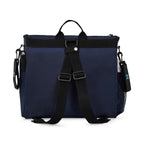 Uptown Convertible Diaper Bag with Stroller Straps Embroidery - Navy Blue - View 5