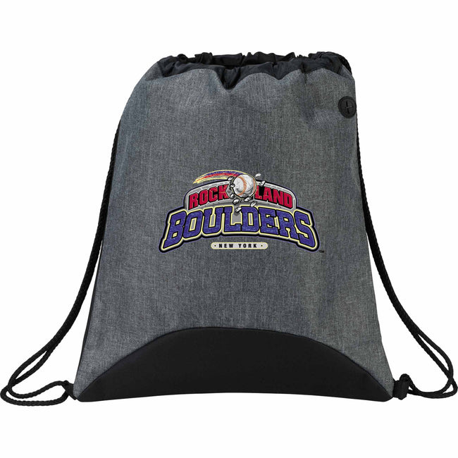 Urban PolyCanvas Drawstring Bag with Earbud Port Full Color