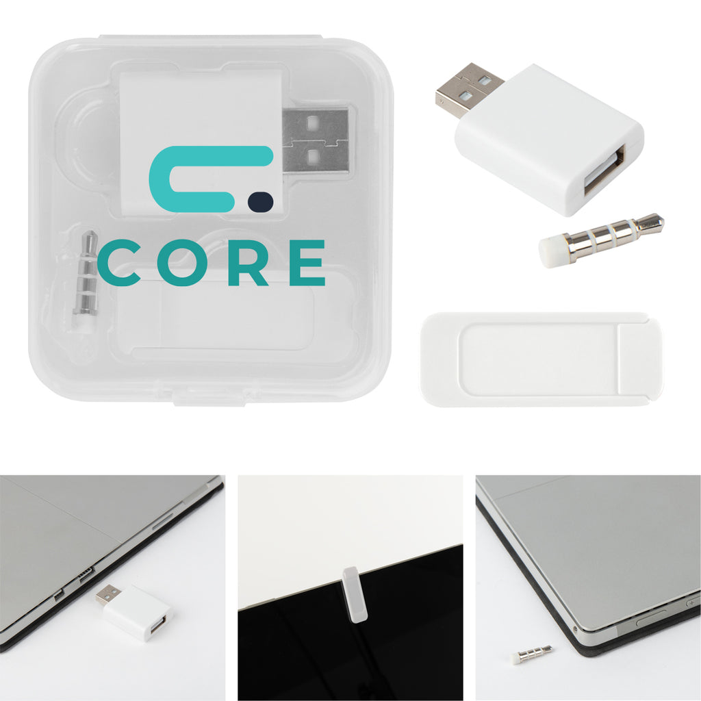 USB Data Blocker Kit - Clear - Full Color