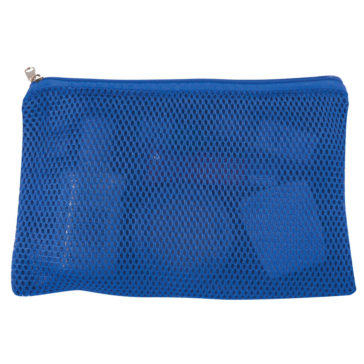 Vanity Bag in Mesh - Royal Blue - Propped_Back