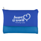Vanity Bag in Mesh - Royal Blue - Silk Screen