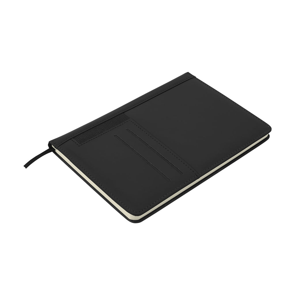 Vantage Journal for the Pocket Debossing - Black - Angle