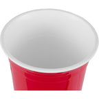 Varsity Double-Wall Party Cup, 16 oz - Red - Detail