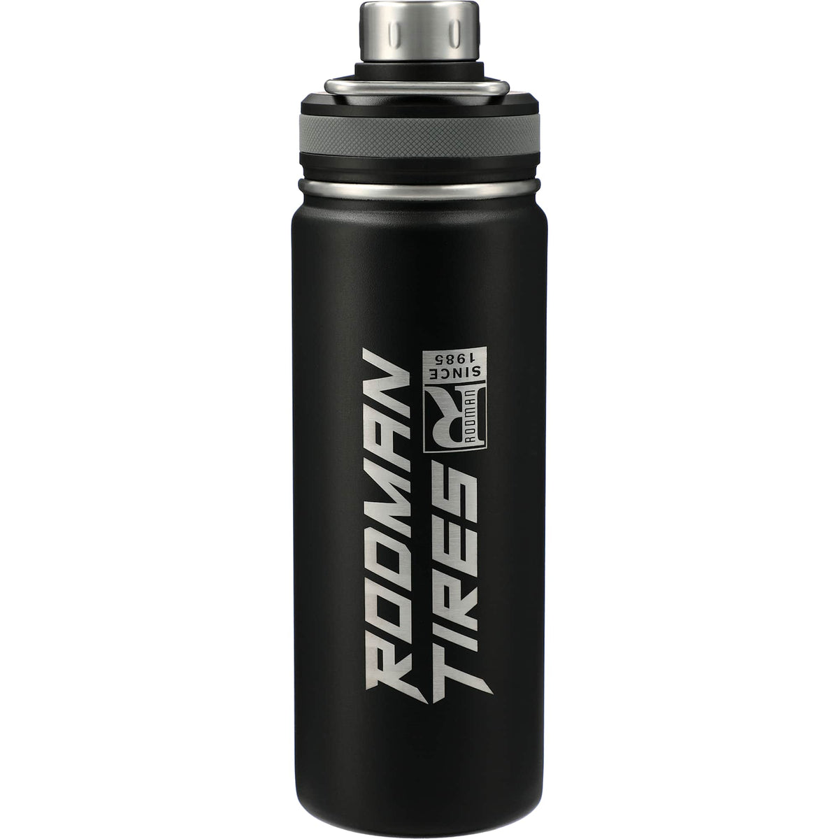 Vasco Copper Insulated Bottle, 20 oz Full Color - Black - Front