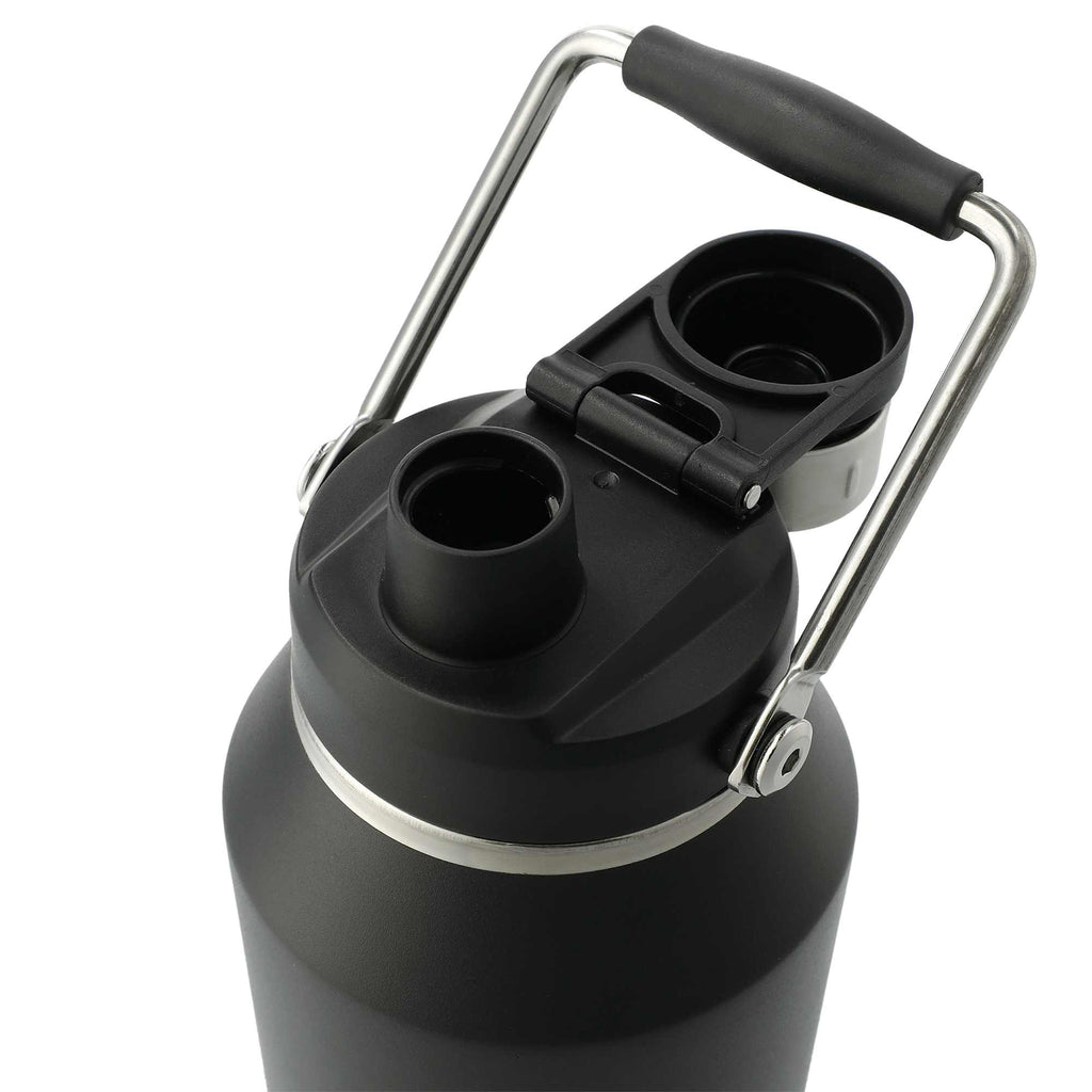 Vasco Copper Insulated Bottle, 40 oz - Black - Left Angle 2