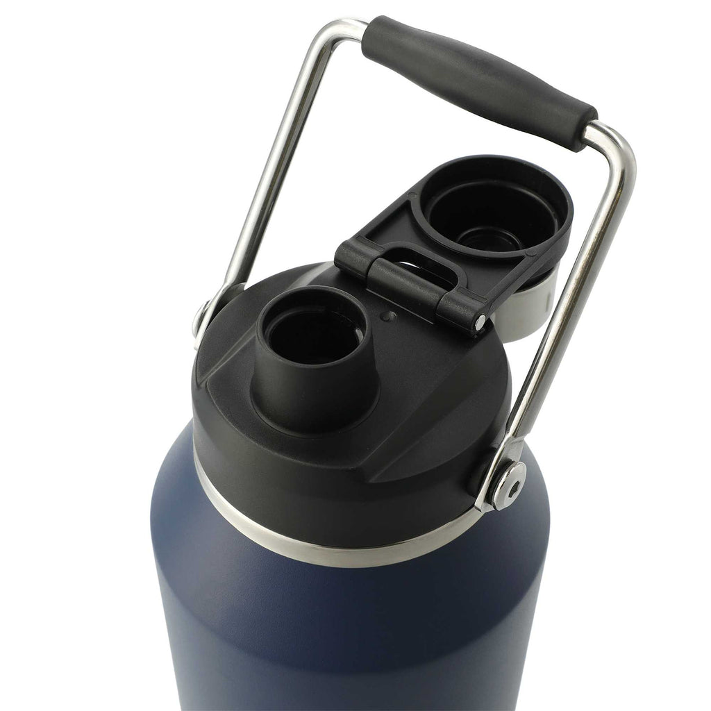 Vasco Copper Insulated Bottle, 40 oz - Navy - Left Angle 2