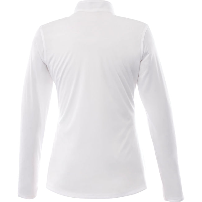 Vega Long Sleeve Tech Half Zip for Women Embroidery
