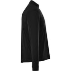 Vega Tech Quarter Zip Pullover for Men Embroidery - Black - Right Side