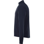Vega Tech Quarter Zip Pullover for Men Embroidery - Navy - Left Side