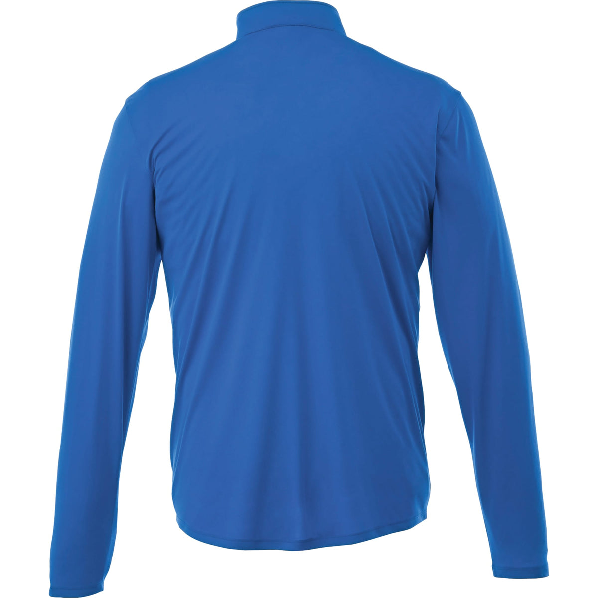 Vega Tech Quarter Zip Pullover for Men Embroidery - New Royal - Back Flat