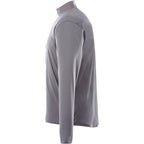 Vega Tech Quarter Zip Pullover for Men Embroidery - Steel Grey - Left Side
