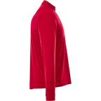 Vega Tech Quarter Zip Pullover for Men Embroidery - Team Red - Right Side