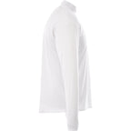 Vega Tech Quarter Zip Pullover for Men Embroidery - White - Right Side