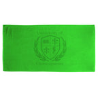 Velour Beach Towel, 35 x 60 Inches - Kiwi - Silk Screen