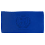 Velour Beach Towel, 35 x 60 Inches - Royal Blue - Silk Screen
