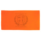 Velour Beach Towel, 35 x 60 Inches - Tangerine - Silk Screen