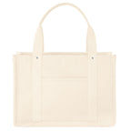 Ventura Recycled Cotton Tote Bag, 24 oz Embroidery - Front