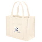 Ventura Recycled Cotton Tote Bag, 24 oz Embroidery - Silk Screen