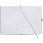 Vienna Soft Touch Hardcover Journal, 5 x 7 Inches Debossing - Silver - Front 3