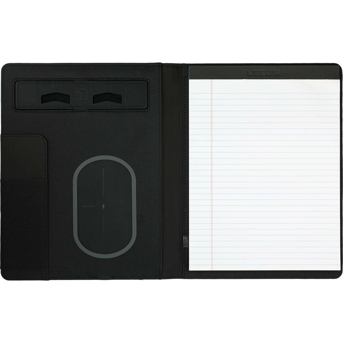 Vienna Wireless Charging Writing Pad, 10 x 12.5 Inches - Black - Front 2