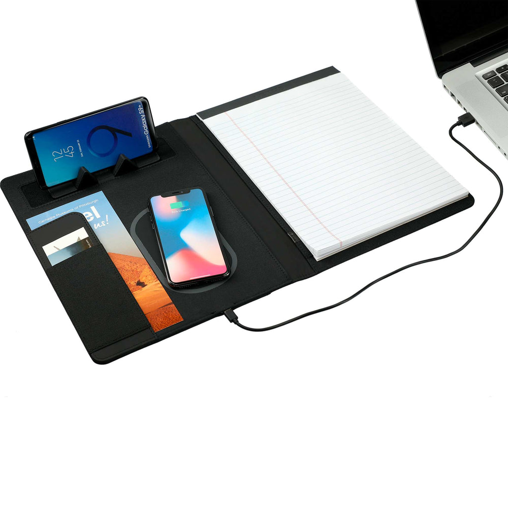 Vienna Wireless Charging Writing Pad, 10 x 12.5 Inches - Black - Photo