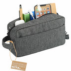 Vila Dopp Kit in Recycled Polyester Full Color - Graphite - Right Angle 6
