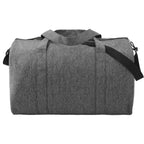 Vila Executive Duffel Bag in Recycled PET Embroidery - Graphite - Back