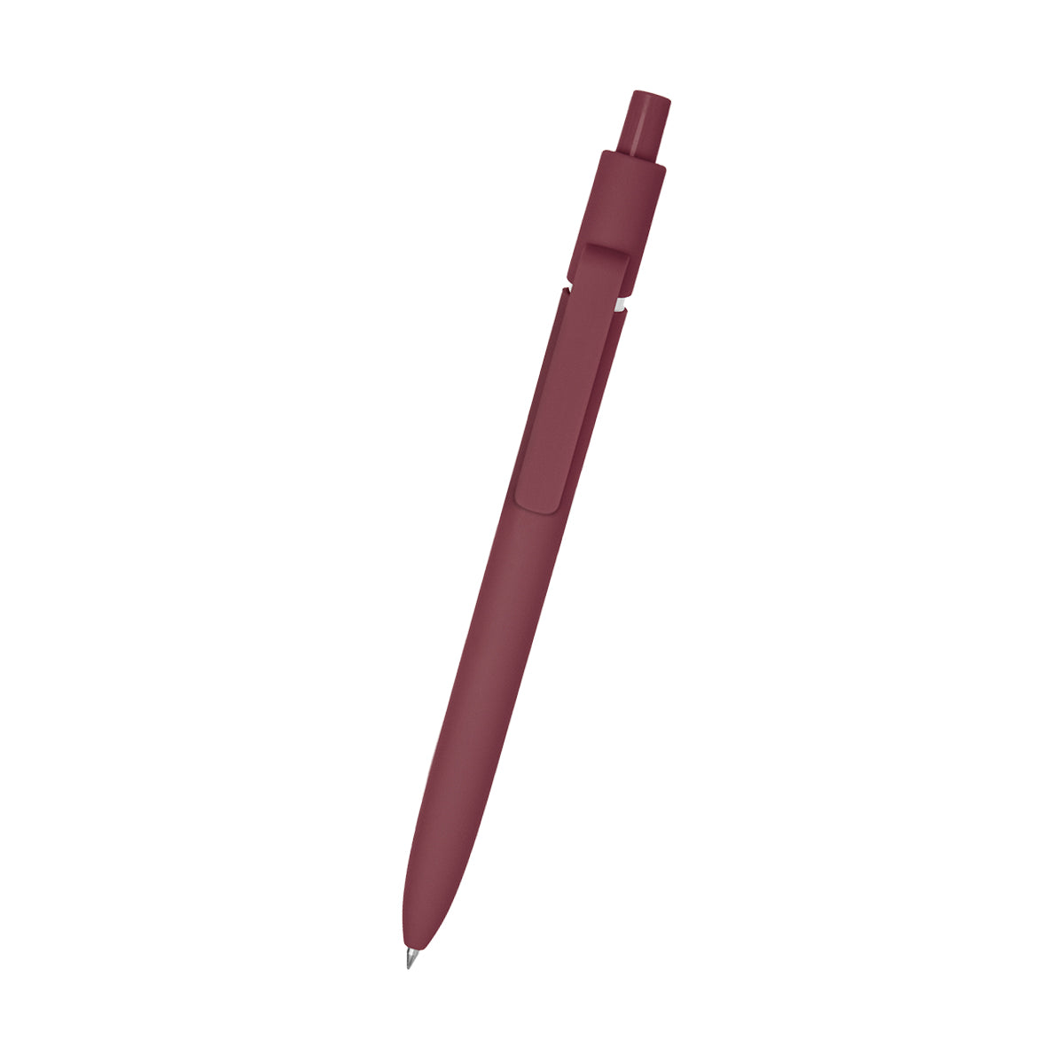 Vivian Gel Pen in Recycled ABS - Burgundy - Front