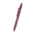 Vivian Gel Pen in Recycled ABS - Burgundy - Silk Screen