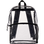 Vue Clear Stadium Backpack - Clear - Front Propped 2