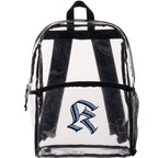Vue Clear Stadium Backpack - Clear - Front Propped