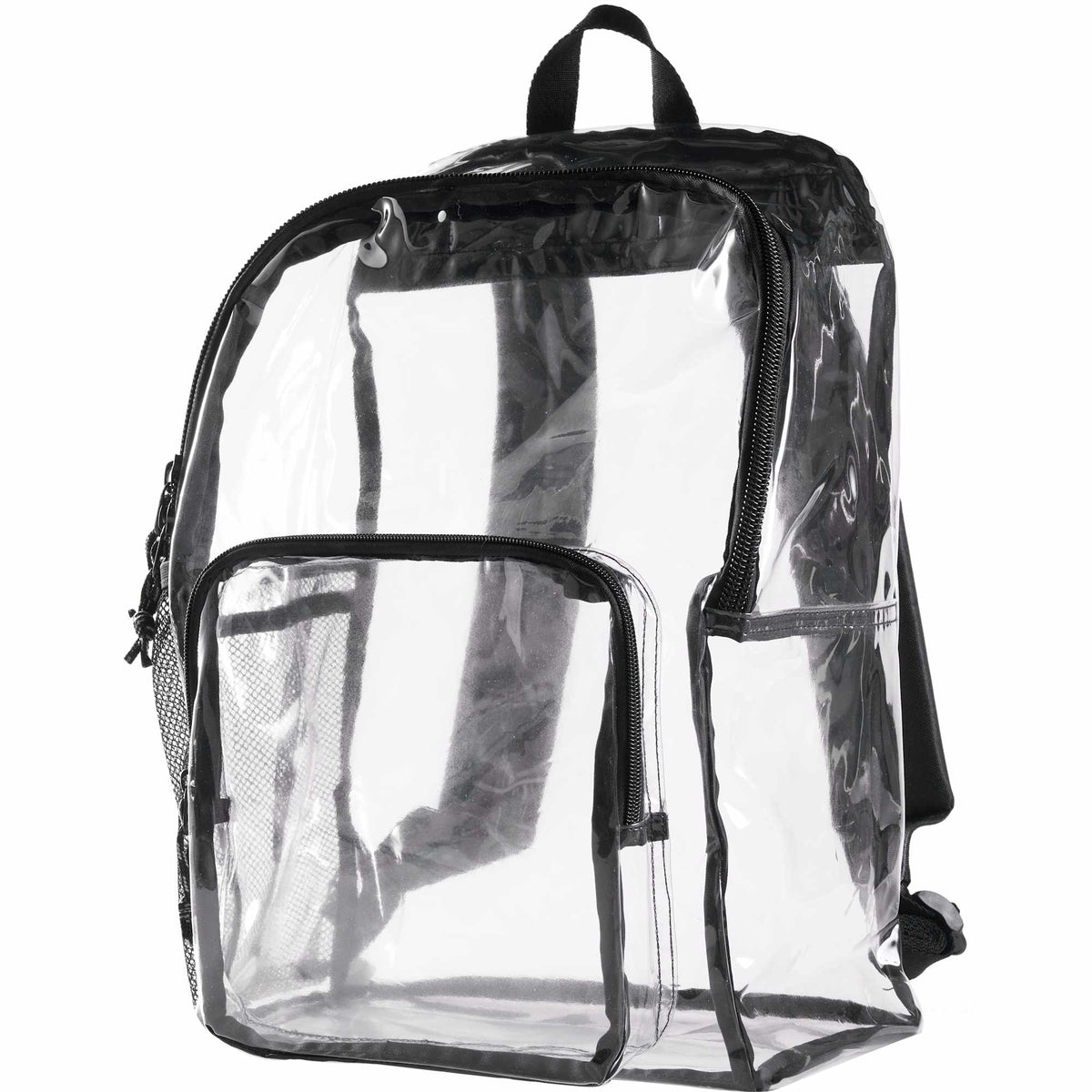 Vue Clear Stadium Backpack - Clear - Left Angle Propped 2