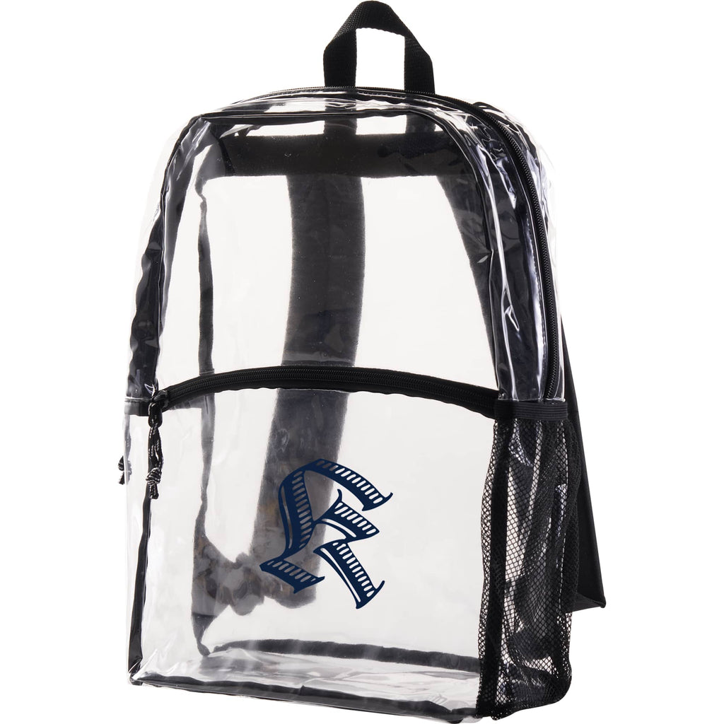 Vue Clear Stadium Backpack - Clear - Left Angle Propped