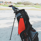 Waffle Golf Towel, Grip Dry - Red - Lifestyle_Silkscreen
