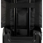 Wander and Roam Packable Travel Tote in Recycled Ripstop Embroidery - Black - Propped 2