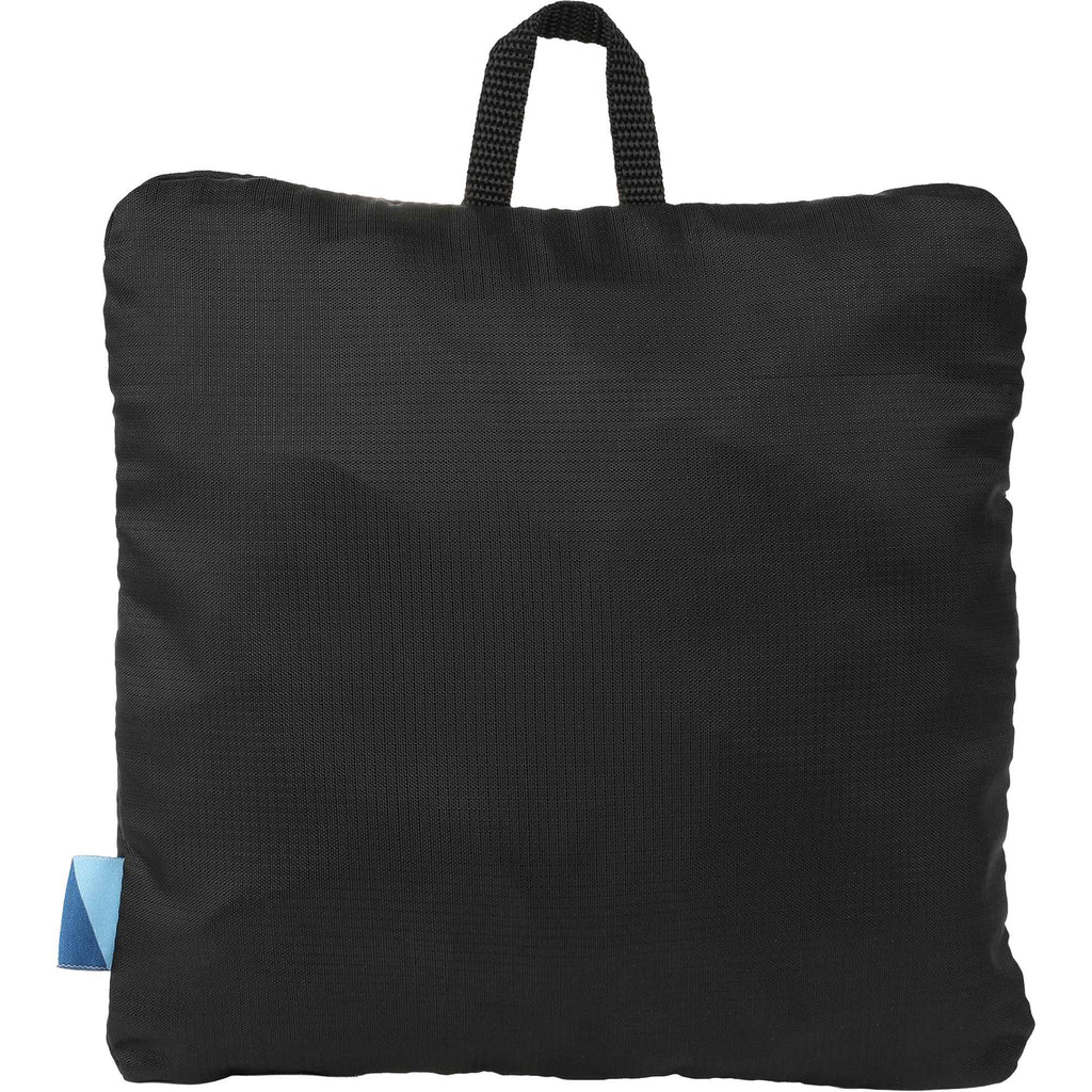 Wander and Roam Packable Travel Tote in Recycled Ripstop Transfer - Black - Back Packaging