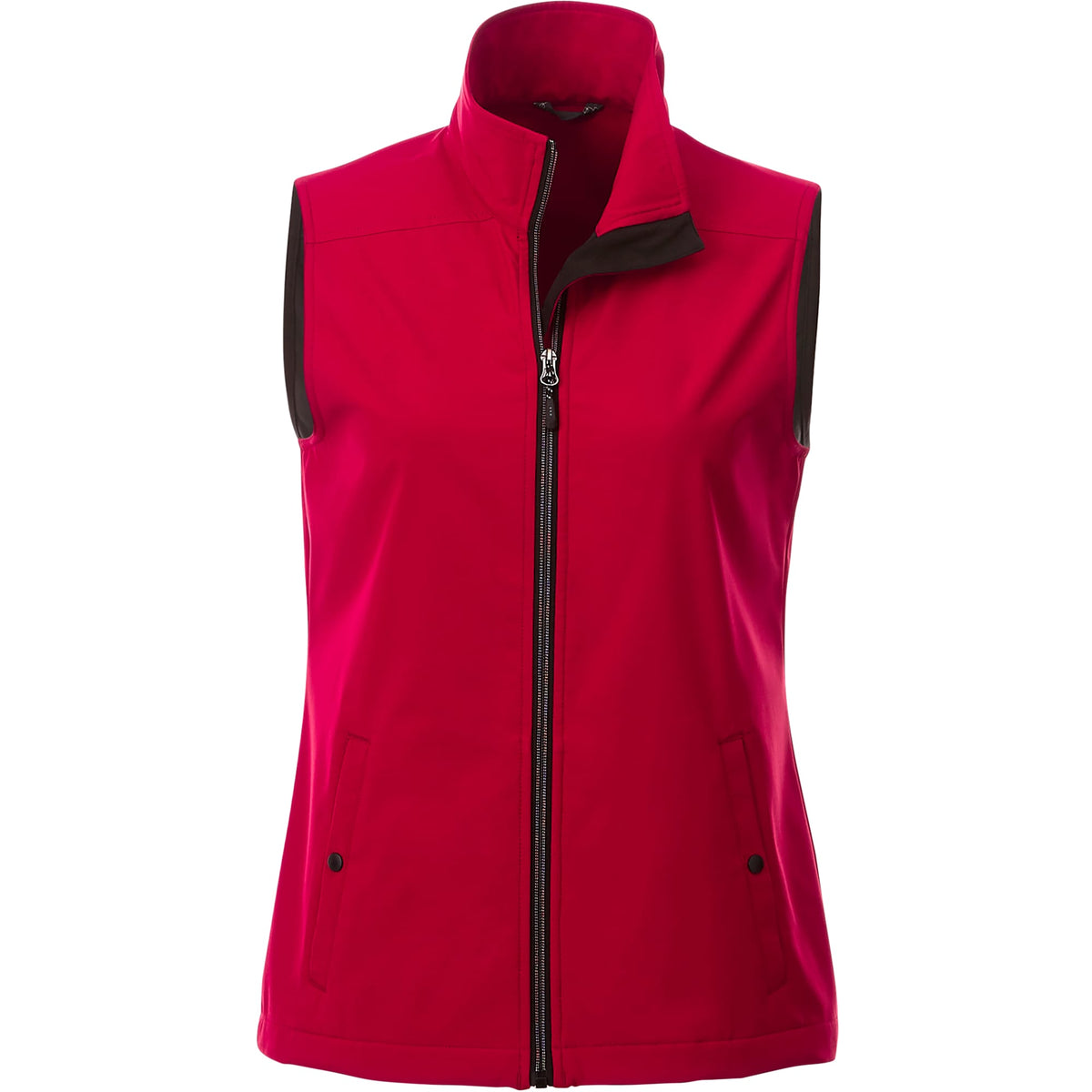 Warlow Waterproof Softshell Vest for Women Transfer - Team Red - Front Flat