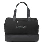 Weekender Travel Bag with Drop-Bottom - Black - Colorbrite
