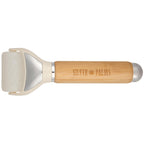 Wellable 3-in-1 Face and Body Roller Set with Bamboo Handle - Natural - Front 5